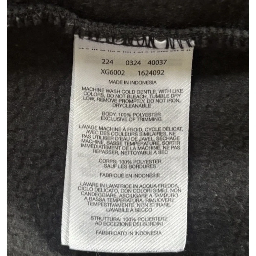 Columbia Girls Benton Fleece Jacket Zipper Front Black S XS Style #1624092